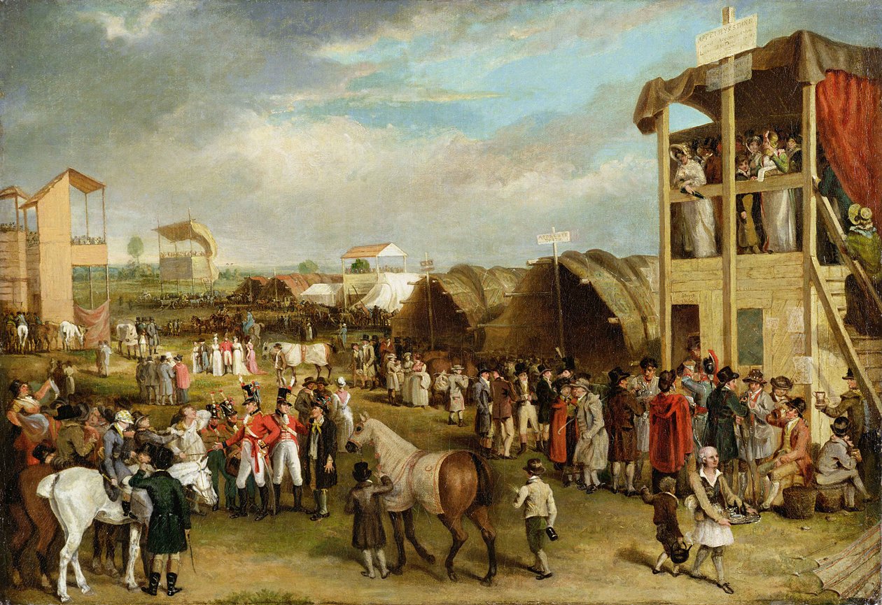 En omfattende visning af Oxford Races af Charles Yardley Turner