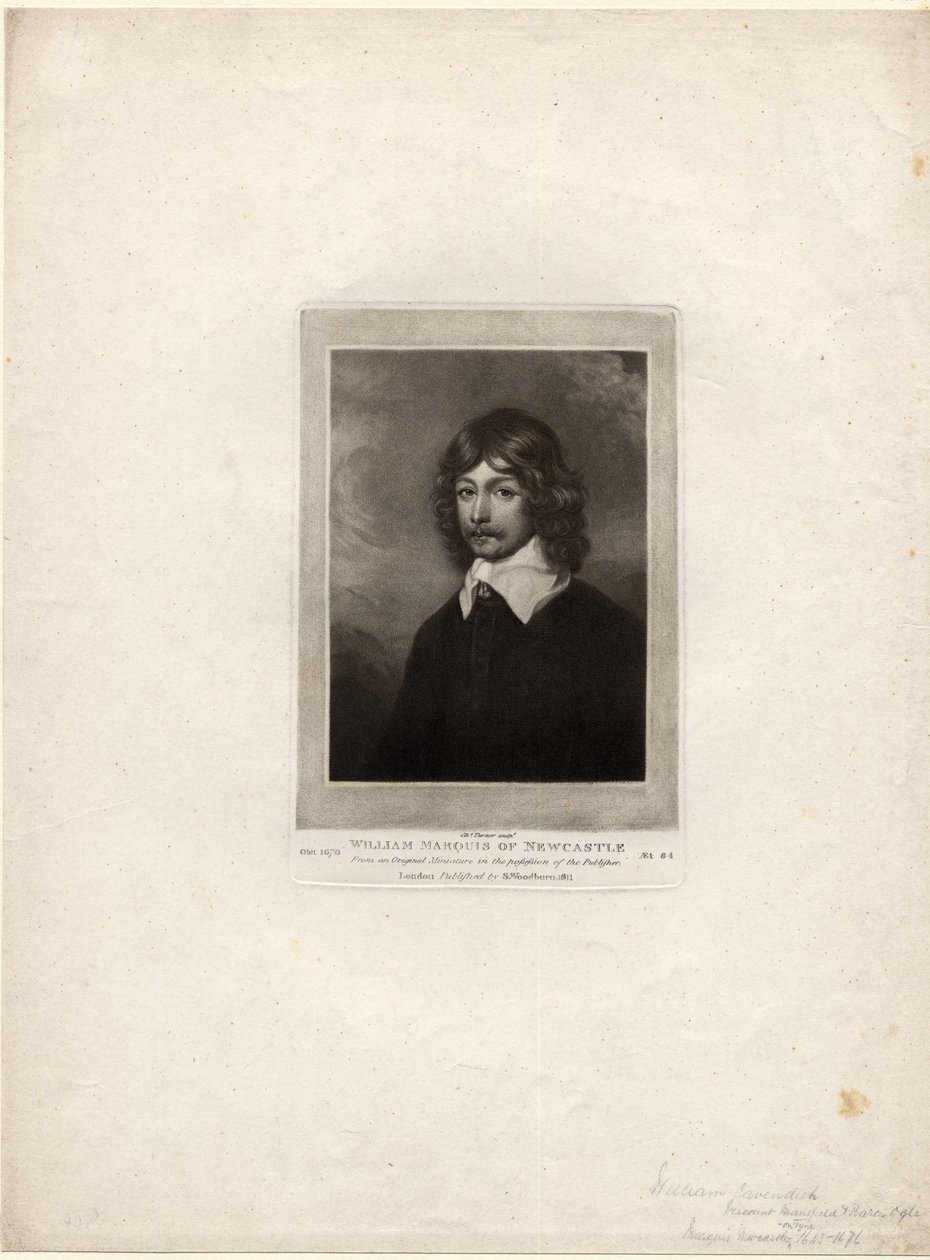 William Cavendish af Charles Yardley Turner