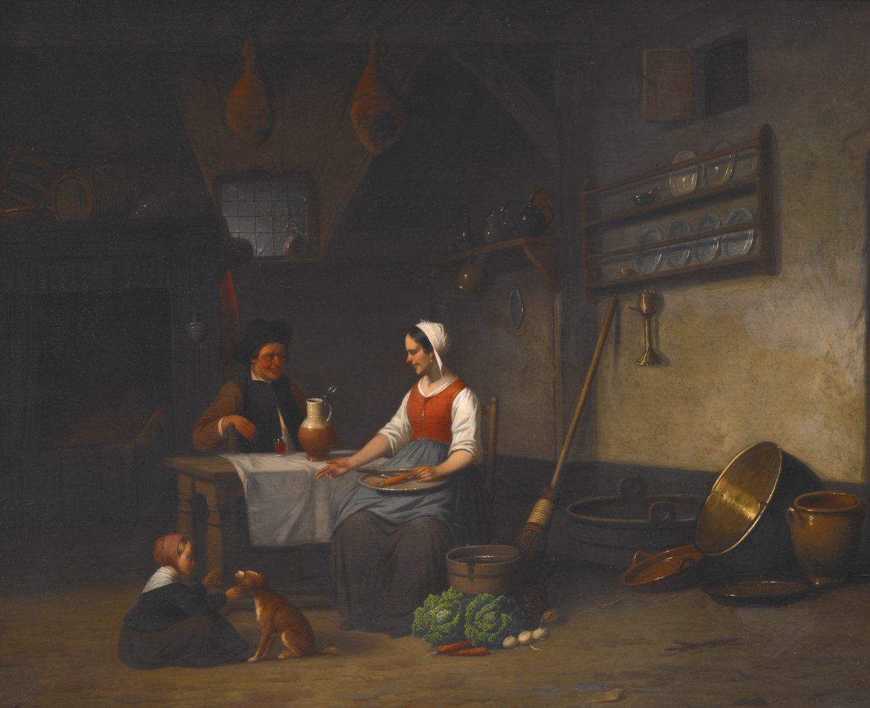 Indvendig scene af Charles Venneman
