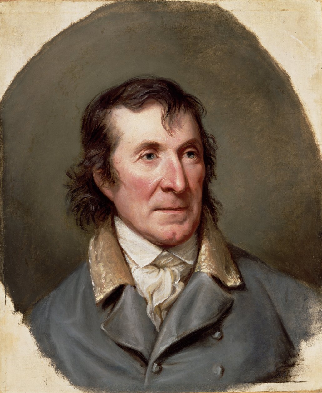 Gilbert Stuart (1755-1828), 1805 af Charles W. and Peale, Rembrandt Peale
