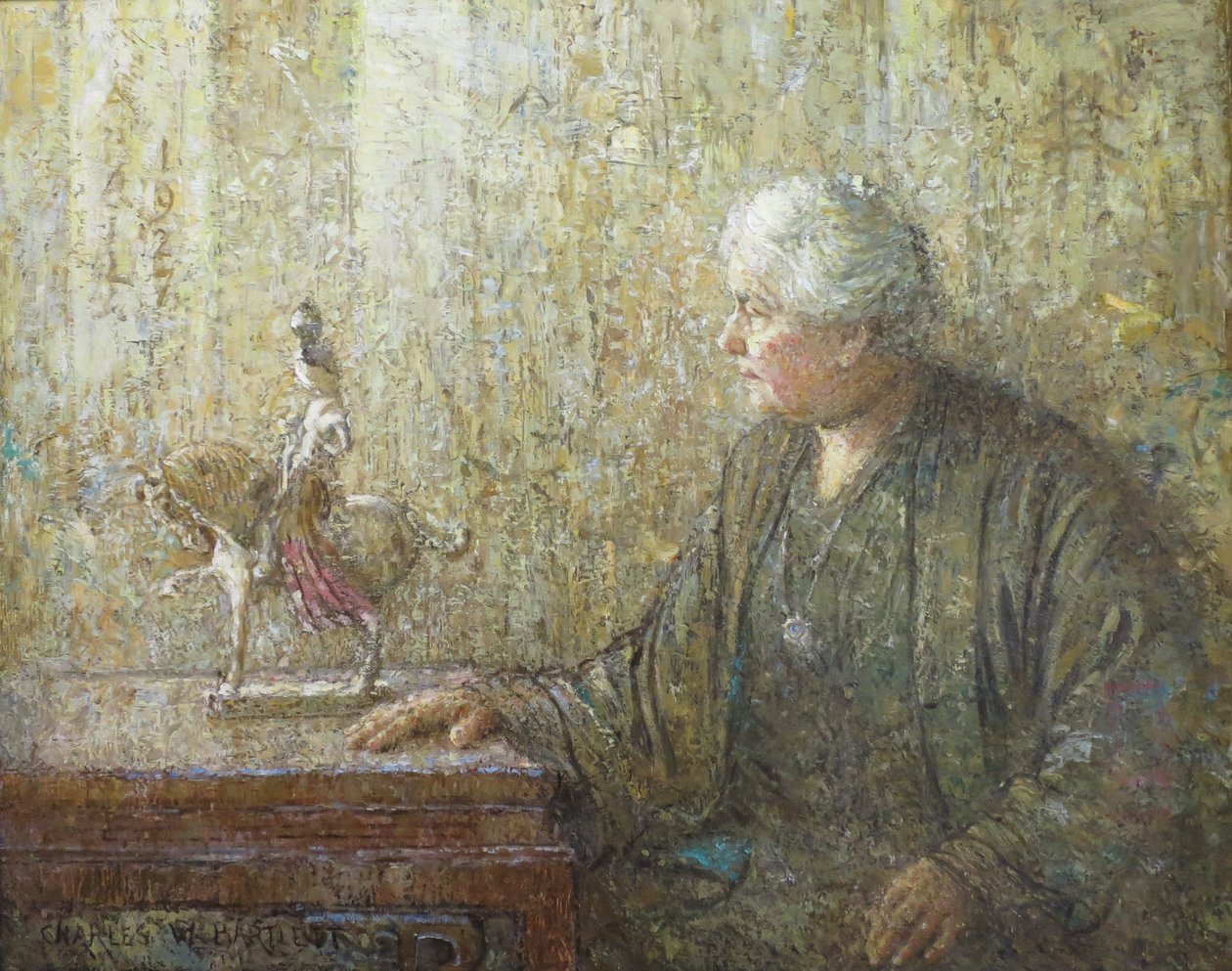 Portræt af fru Charles Montague Cooke Anna Rice Cooken af Charles William Bartlett