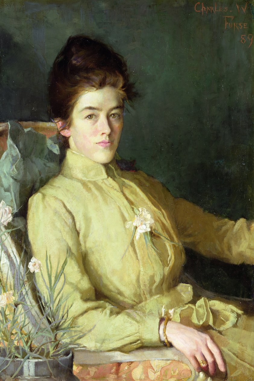 Portræt af en ung kvinde af Charles Wellington Furse