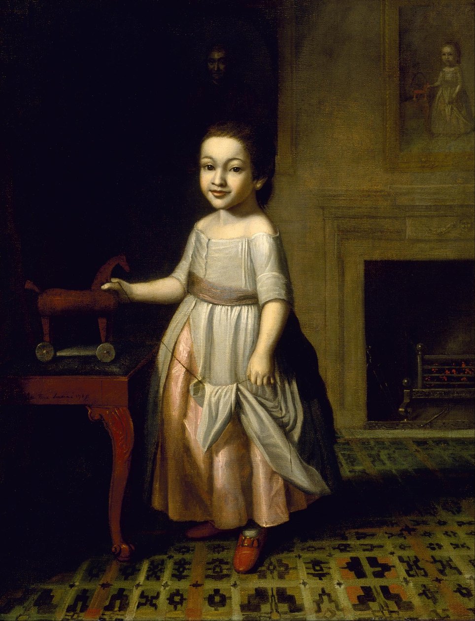 Dreng med legetøjshest af Charles Willson Peale
