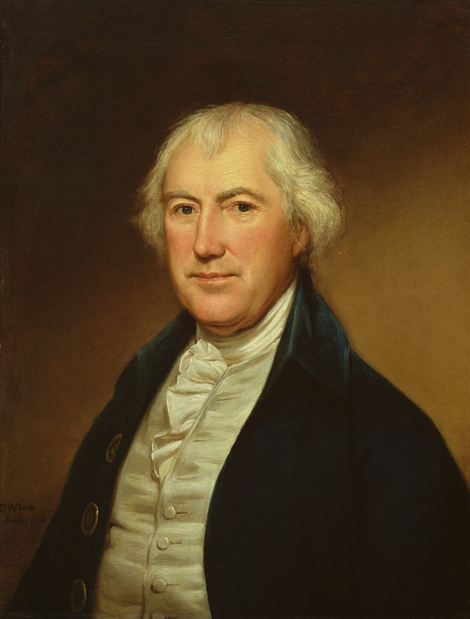 John Beale Bordley, 1790 (olie på lærred, lagt på bord) af Charles Willson Peale