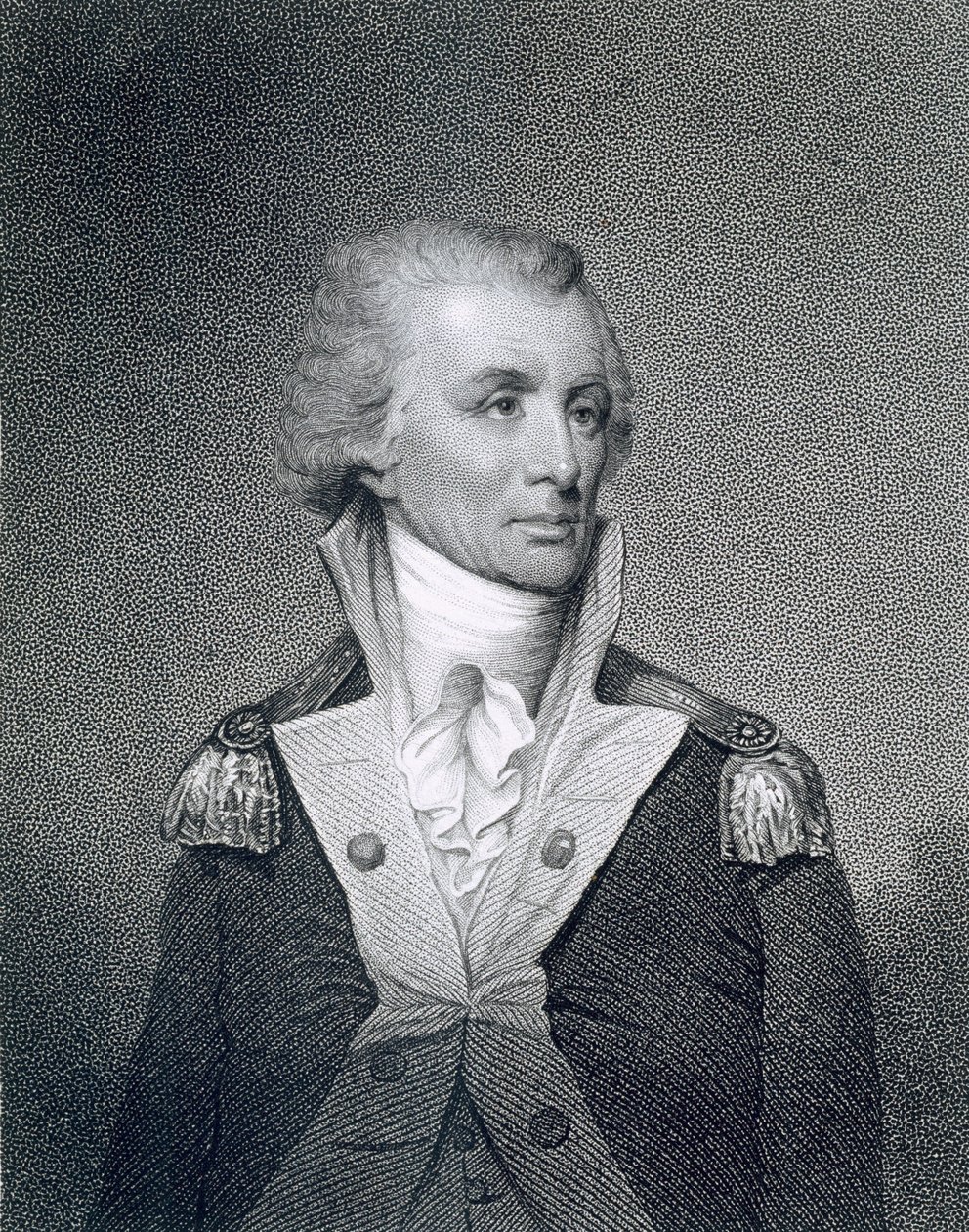 Generalmajor Thomas Sumter (1734-1832) graveret af George Parker (fl.1834-d.1868) efter en tegning af originalen af William G. Armstrong (1823-90) af Charles Willson Peale