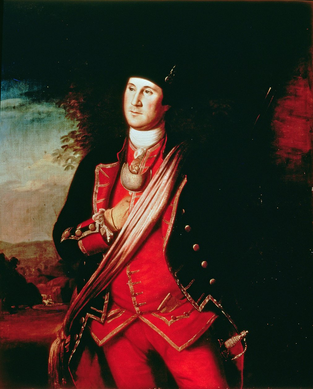 Portræt af George Washington (1732-99) 1772 af Charles Willson Peale