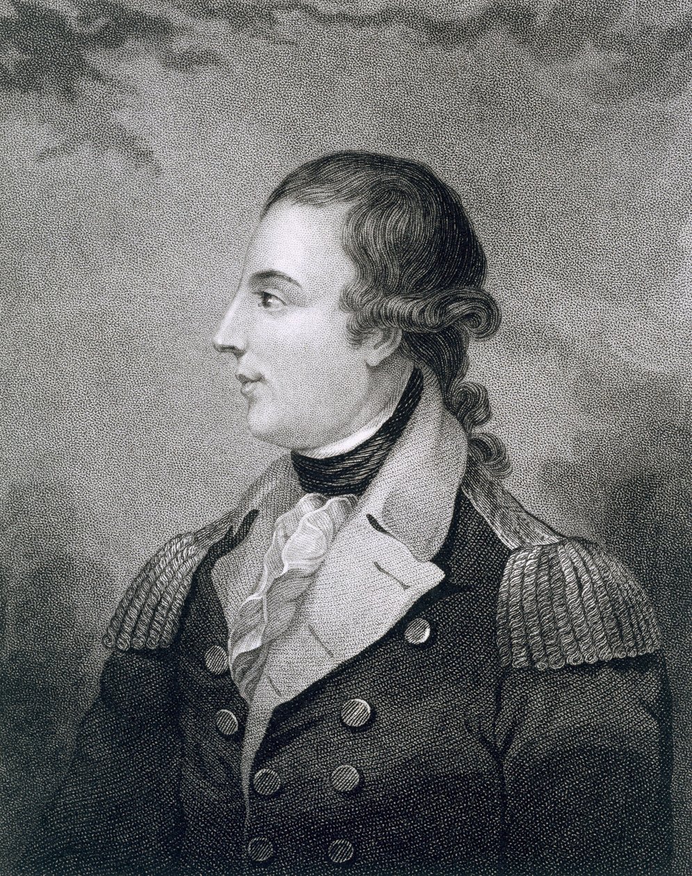 Richard Montgomery (1736-75) graveret af E. Mackenzie af Charles Willson Peale