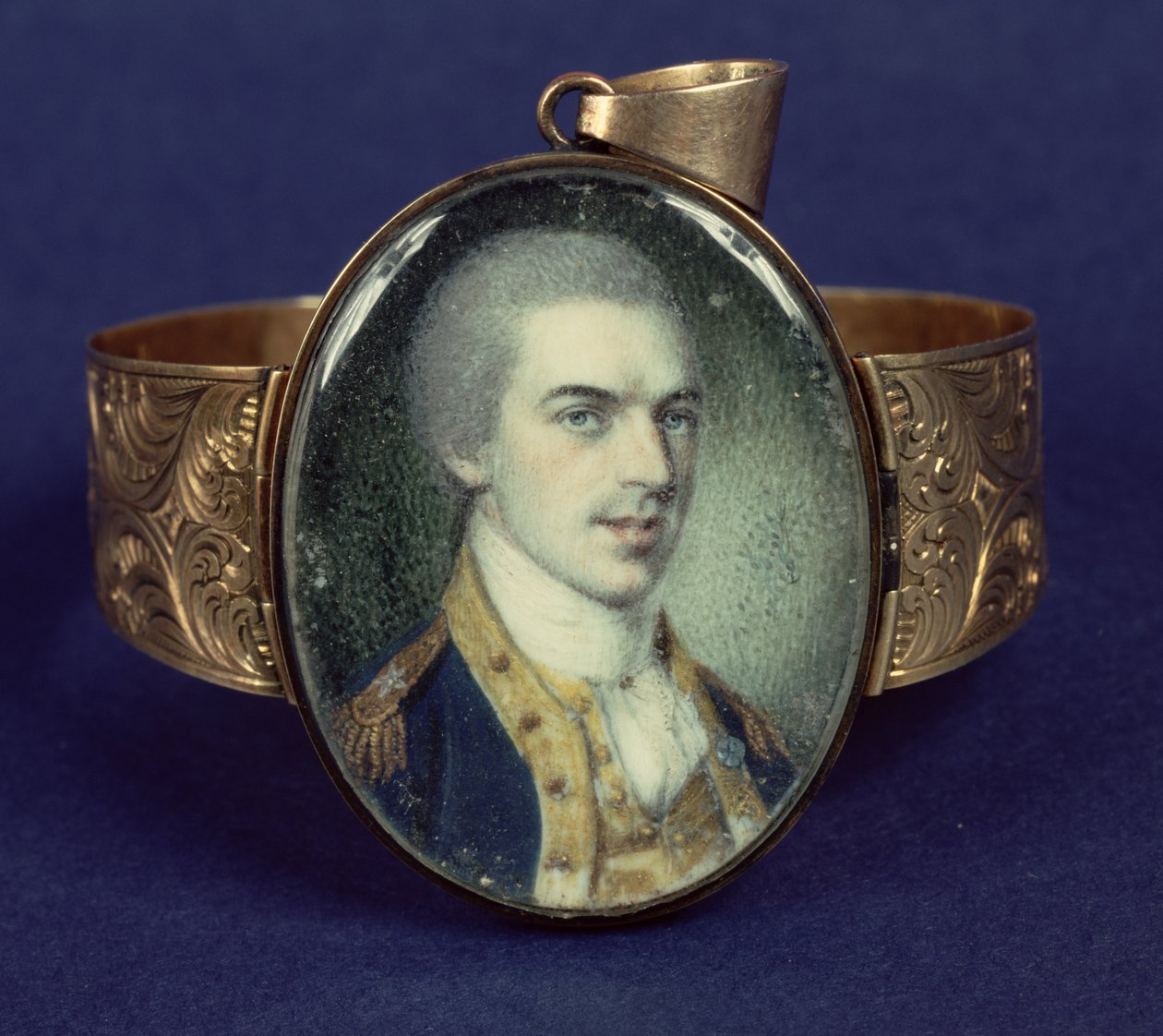 Samuel B. Webb, 1779 (wc på elfenben på armbånd) af Charles Willson Peale
