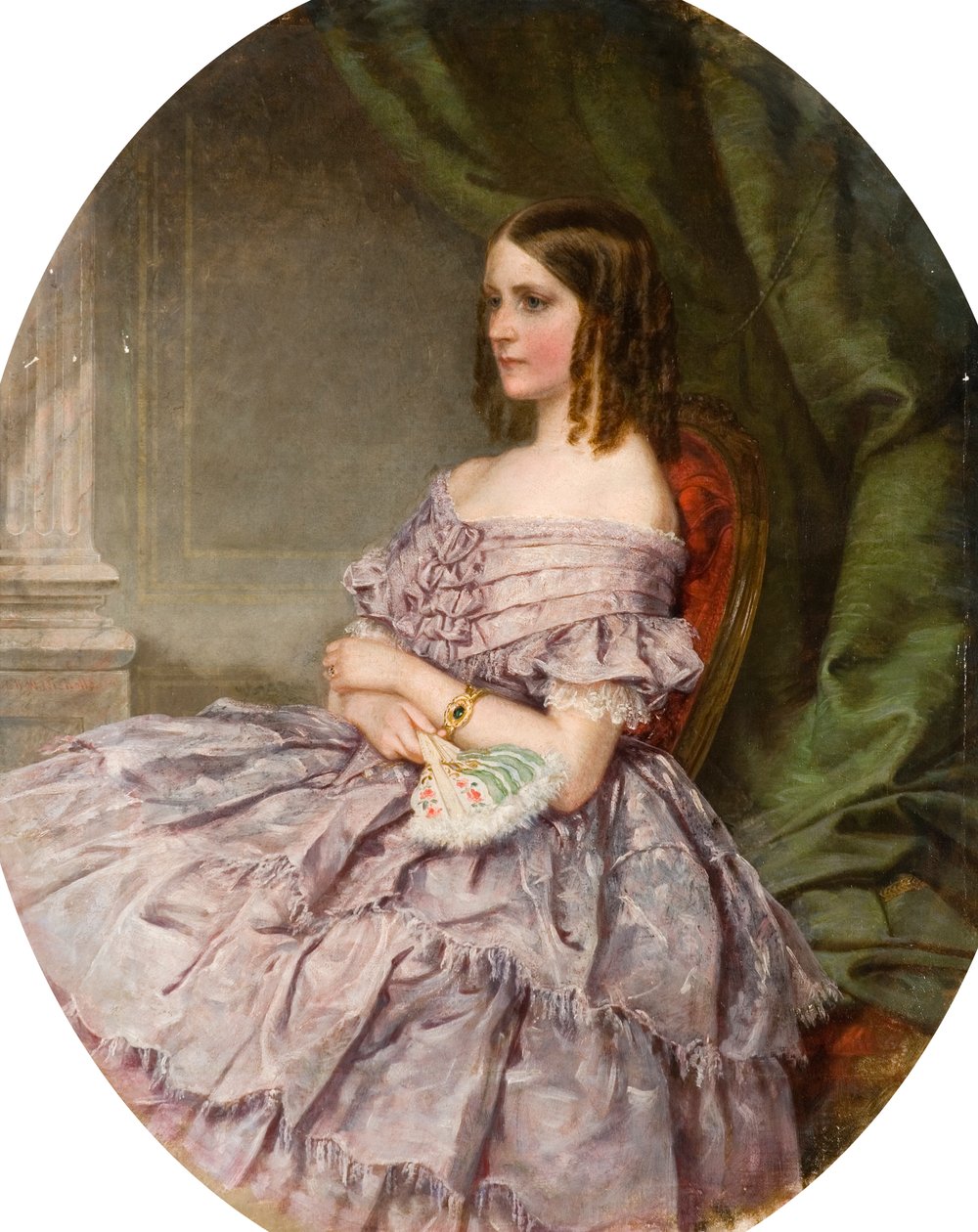 Dame i lilla af Charles Wynne Nicholls