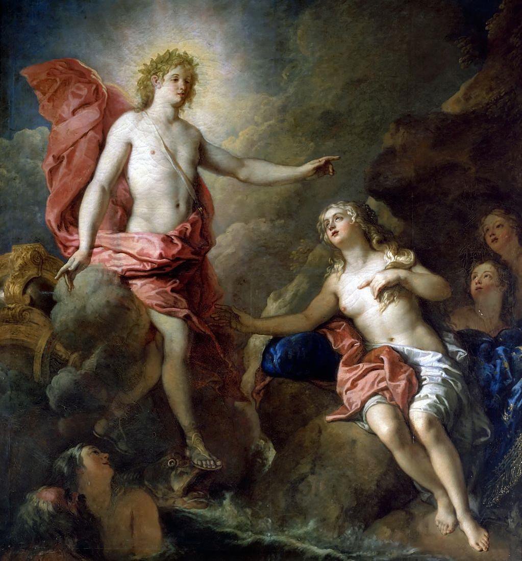 Apollo og Thetisn af Charles de la Fosse
