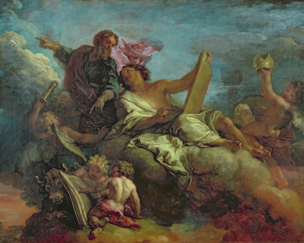 St. Paul befaler St. Luke af Charles de la Fosse