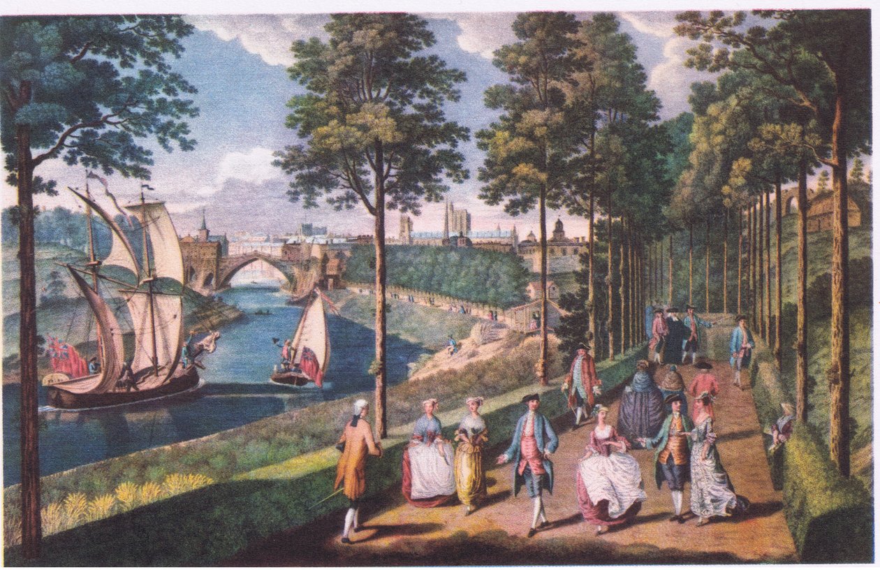Udsigt over York 1756 af Charles the Elder Grignion