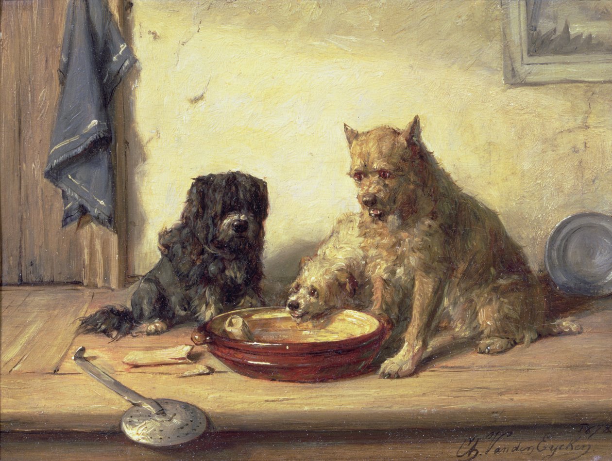 Stridens ben, 1878 af Charles van den Eycken