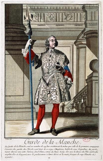 Garde de la Manche periode af Louis XVn af Charles Dominique Joseph Eisen