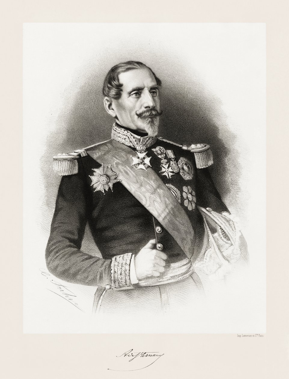 Armand Jacques Achille Leroy de Saint Arnaud, 1865-66 af Charles Jeremie Fuhr