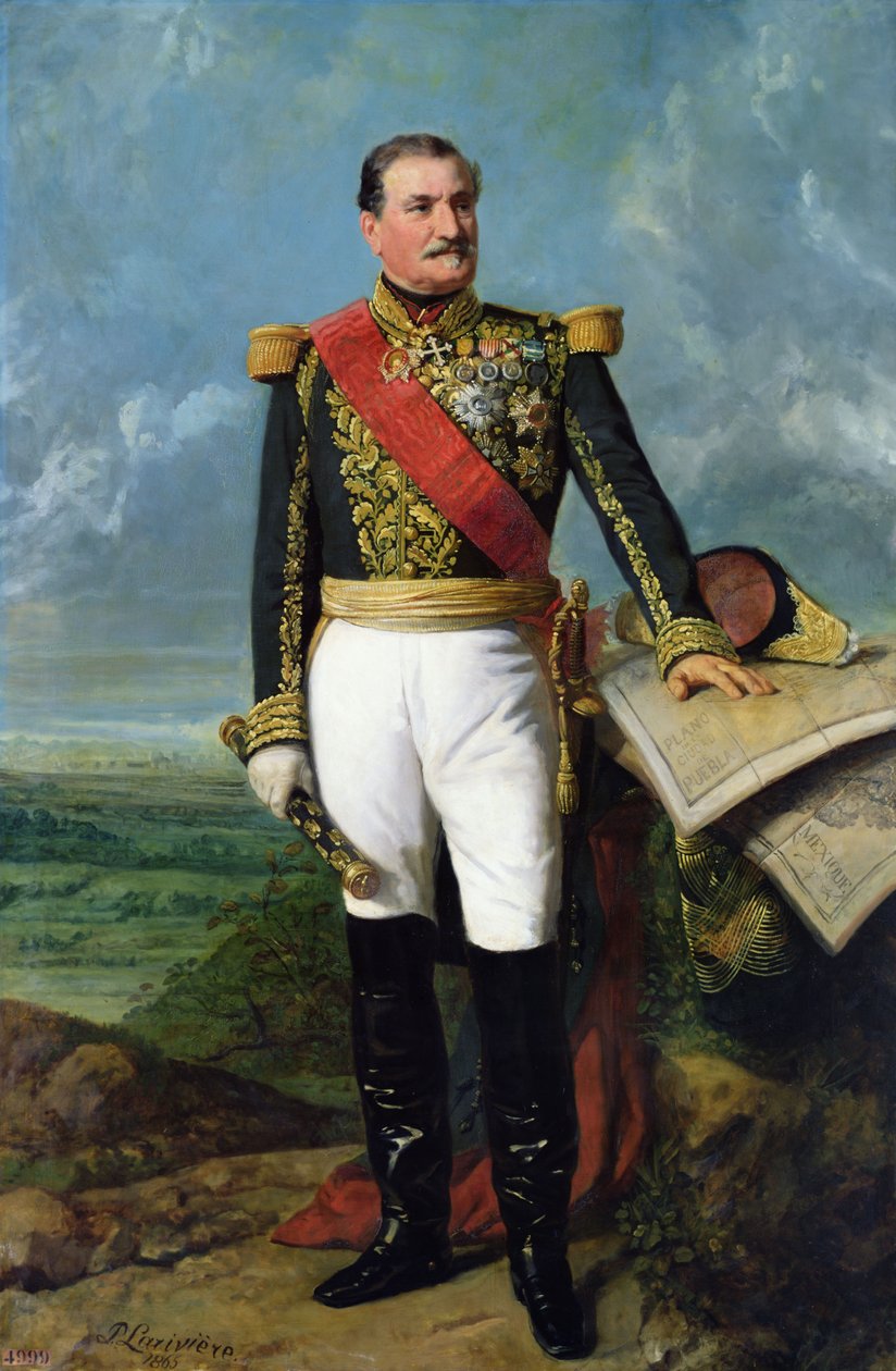 Elie-Frederic Forey (1804-1872), Empire Marshall af Charles Philippe Lariviere
