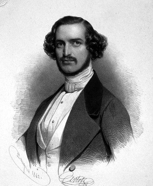 Joseph Arnot (1815-45) 1842 (litho) af Charles (after) Baugniet