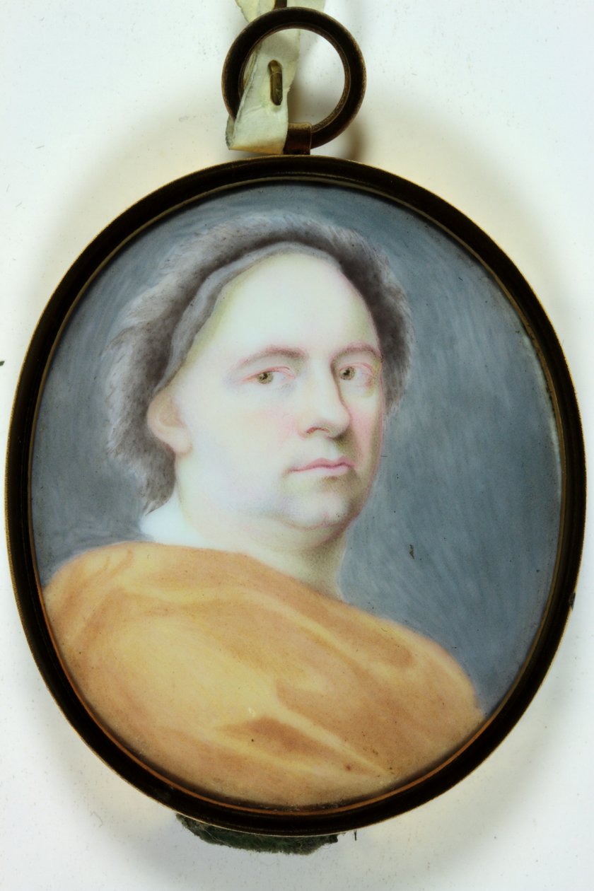 Humphrey Wanley (emalje) af Charles (attr.to) Boit