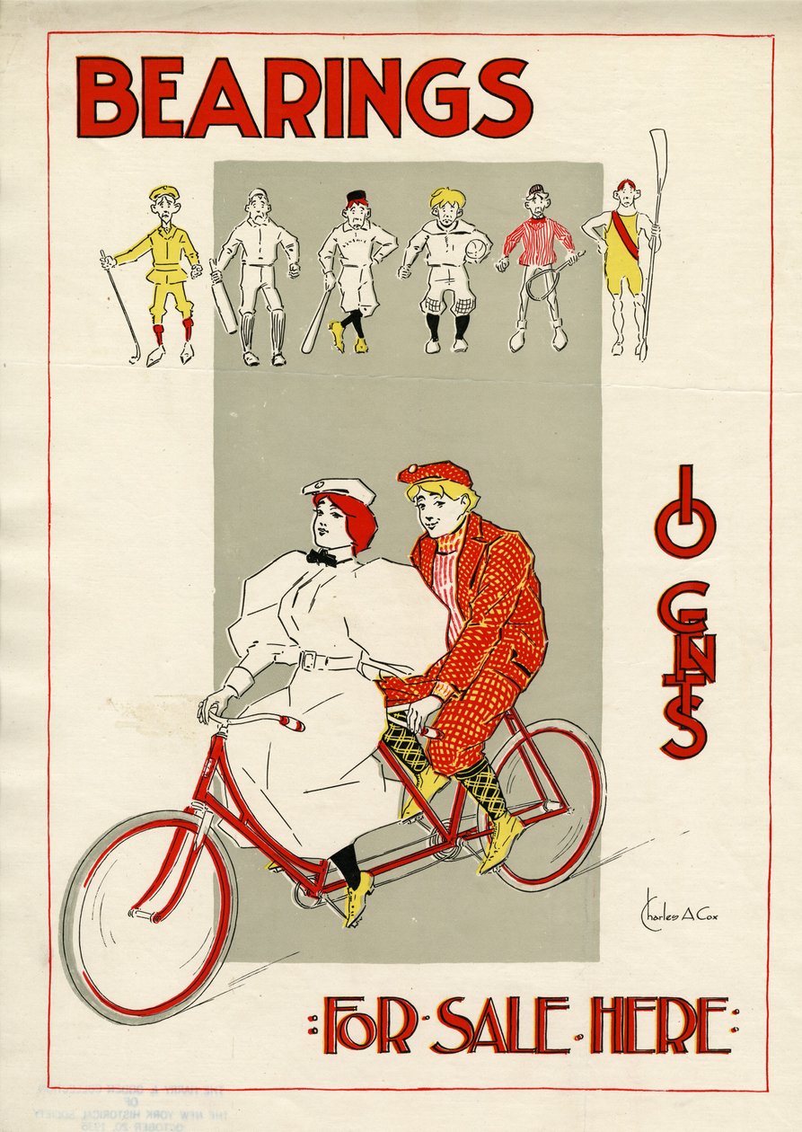 Lejer, 10 øre, til salg her, 1896 tryk af Charles A. Cox