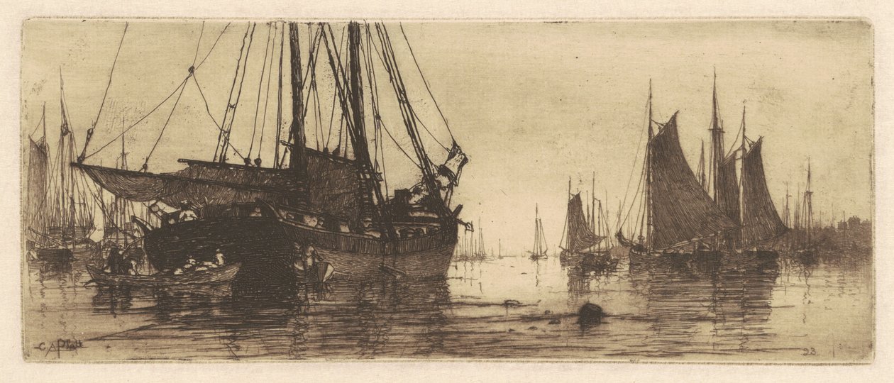 Fiskerbåde af Charles A. Platt