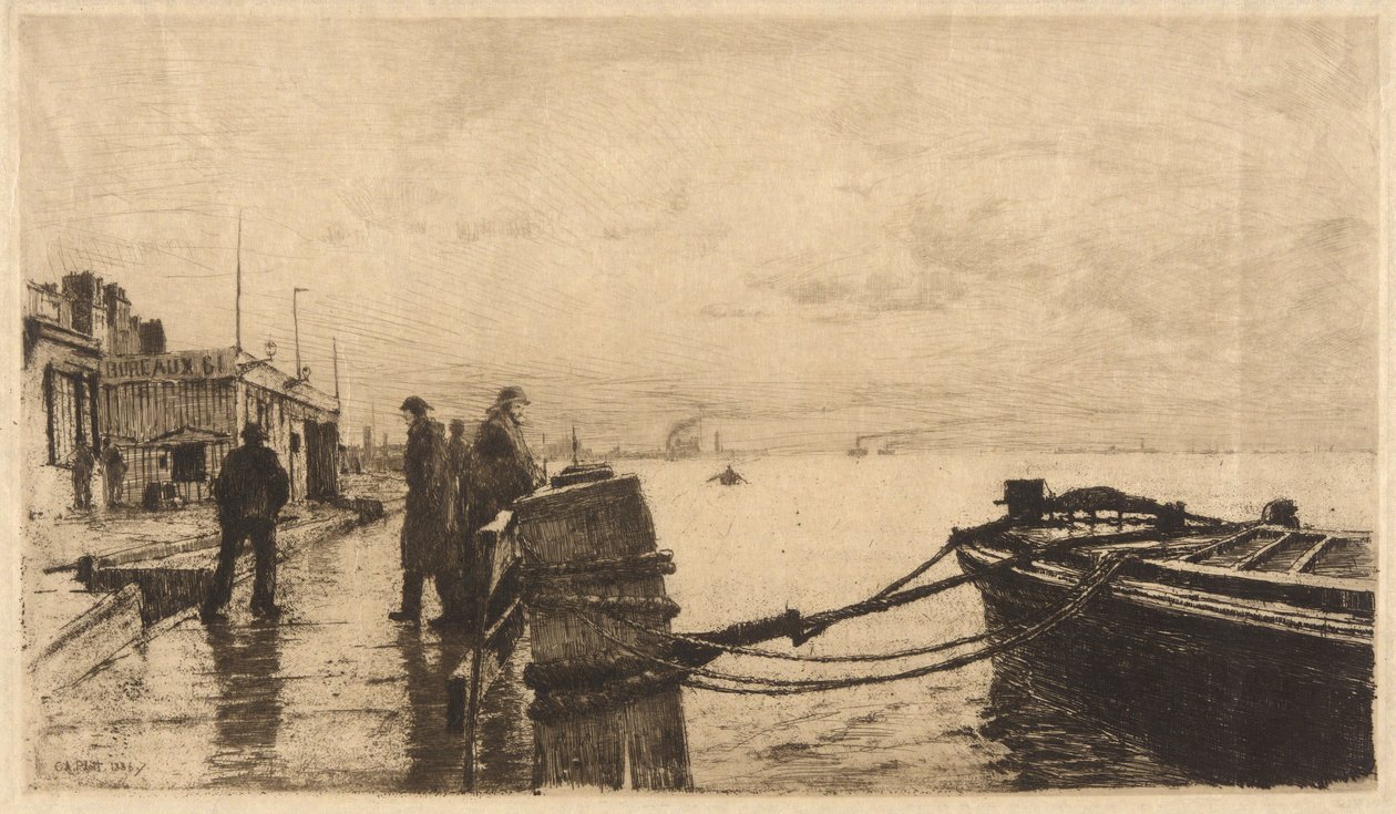 Kajen ved Havre af Charles A. Platt