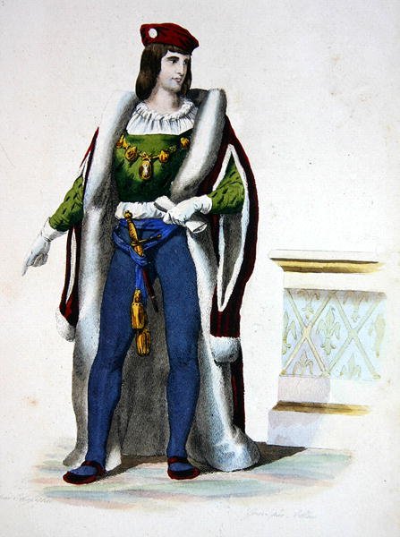 Charles Duke of Orleans, portræt udgivet i 