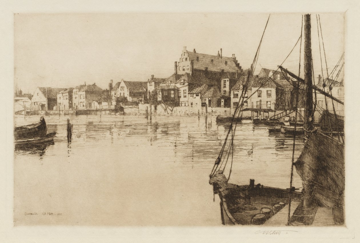 Dordrecht, 1885. af Charles Adams Platt