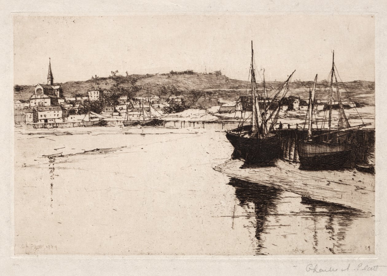 Trouville, 1889. af Charles Adams Platt