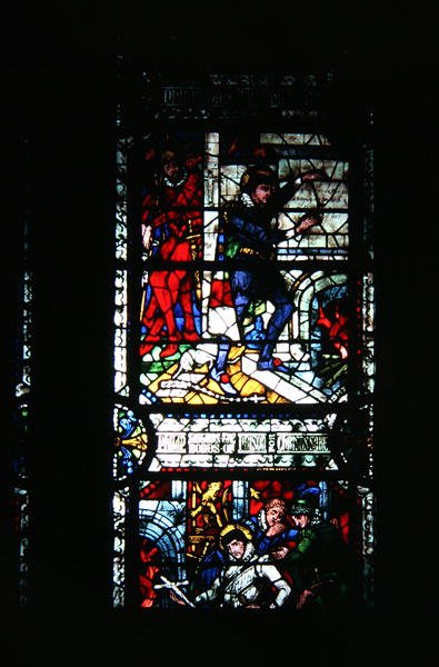 Vindue, der viser St Philip Howard af Charles Alban Buckler