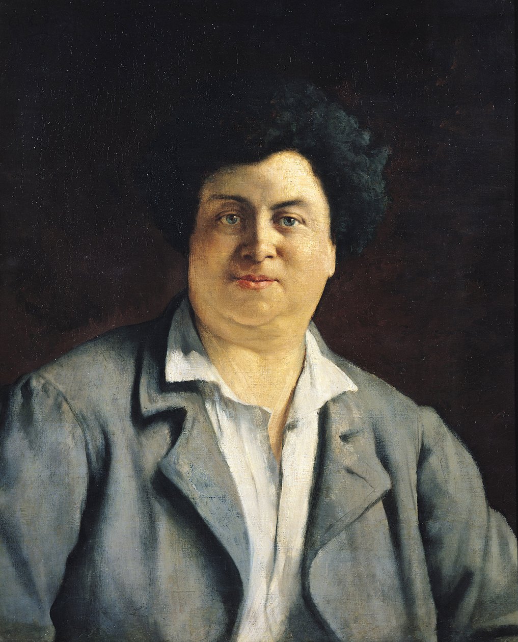 Portræt af Alexandre Dumas pere (1802-70), 1878 af Charles Alphonse Paul Bellay