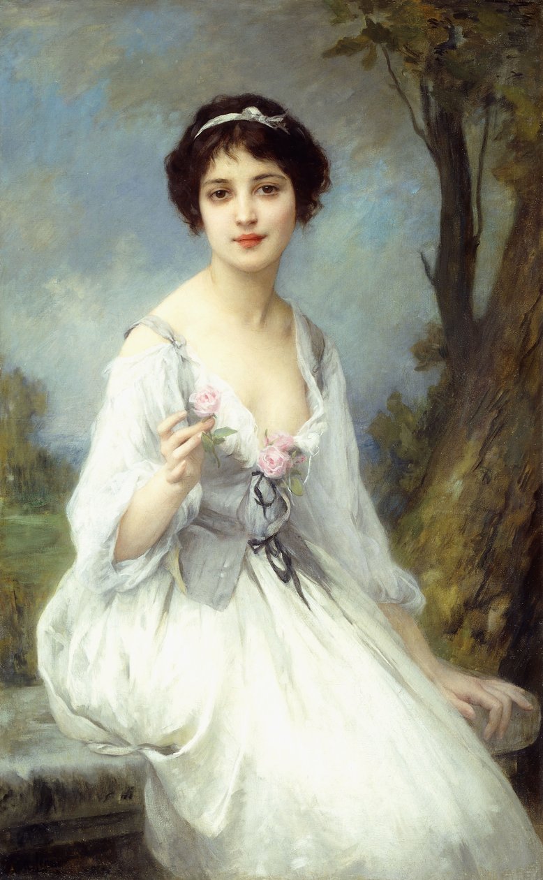 Den lyserøde rose, af Charles Amable Lenoir