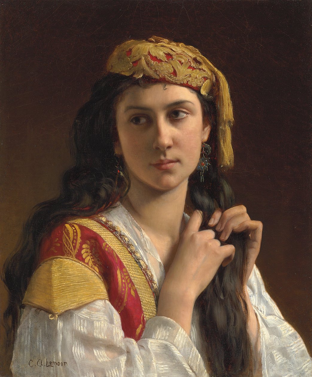 Ung græsk pige af Charles Amable Lenoir