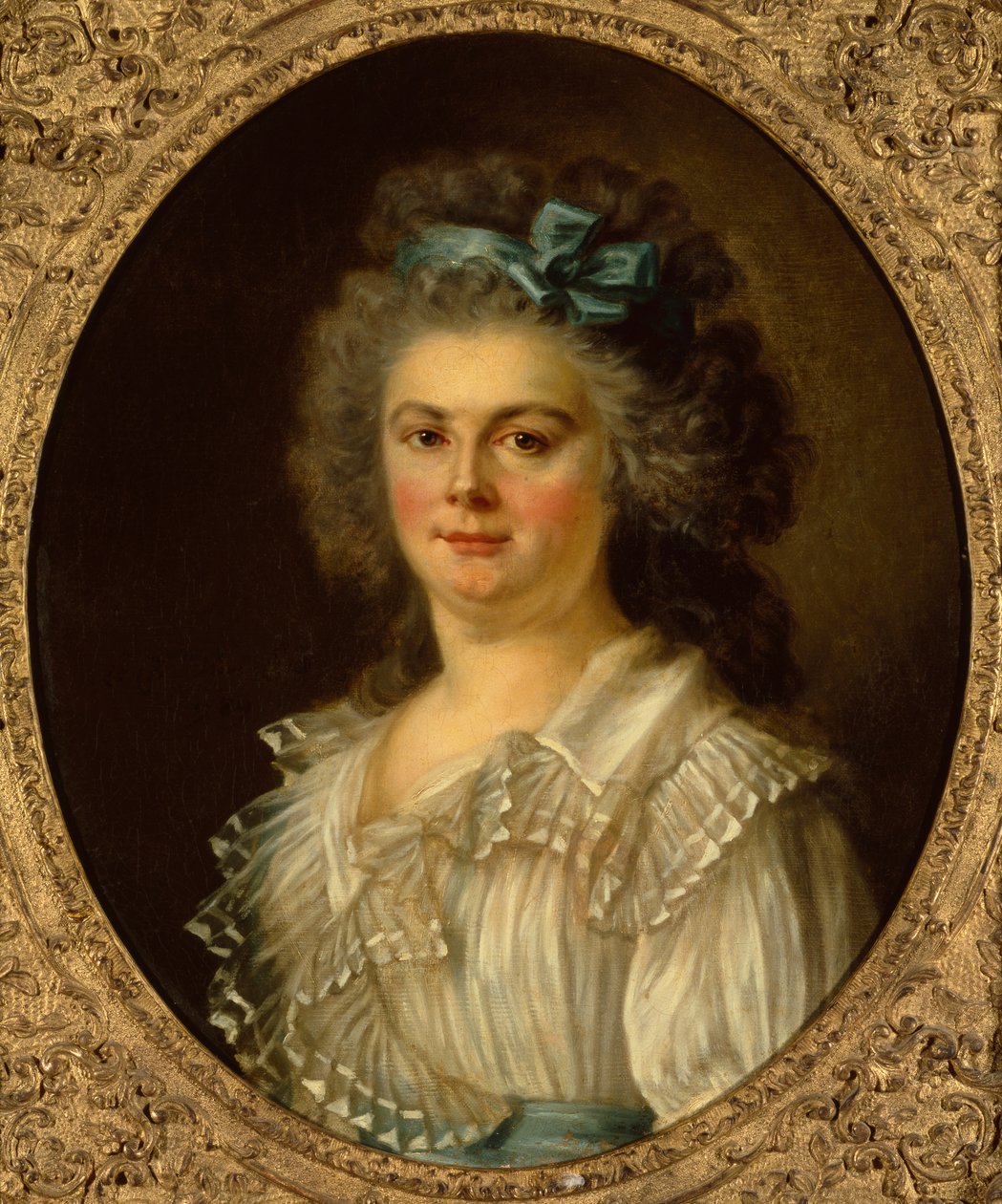 Portræt af en Dame af Charles Amedee Philippe van Loo
