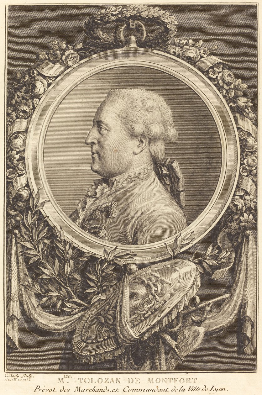 Toulouse de Montfort af Charles Ange Boily