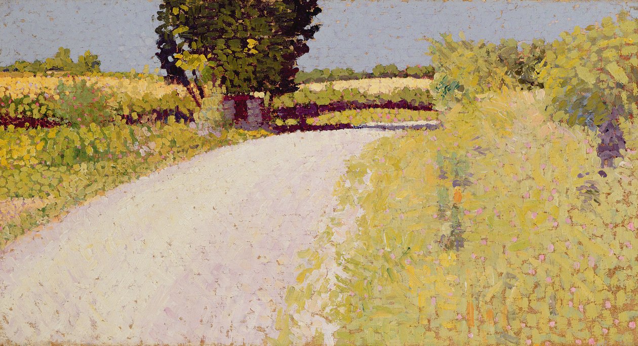 Path in the Country, ca. 1886 (olie på lærred) af Charles Angrand