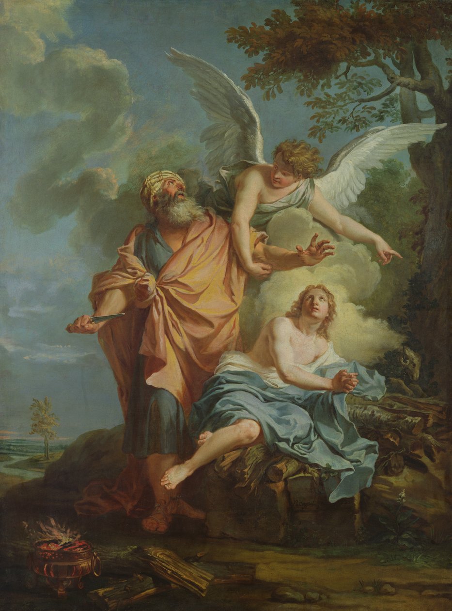 Abraham ofrer af Charles Antoine Coypel