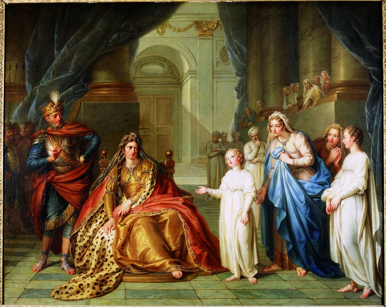 Atalja og Joasj, 1741. af Charles Antoine Coypel