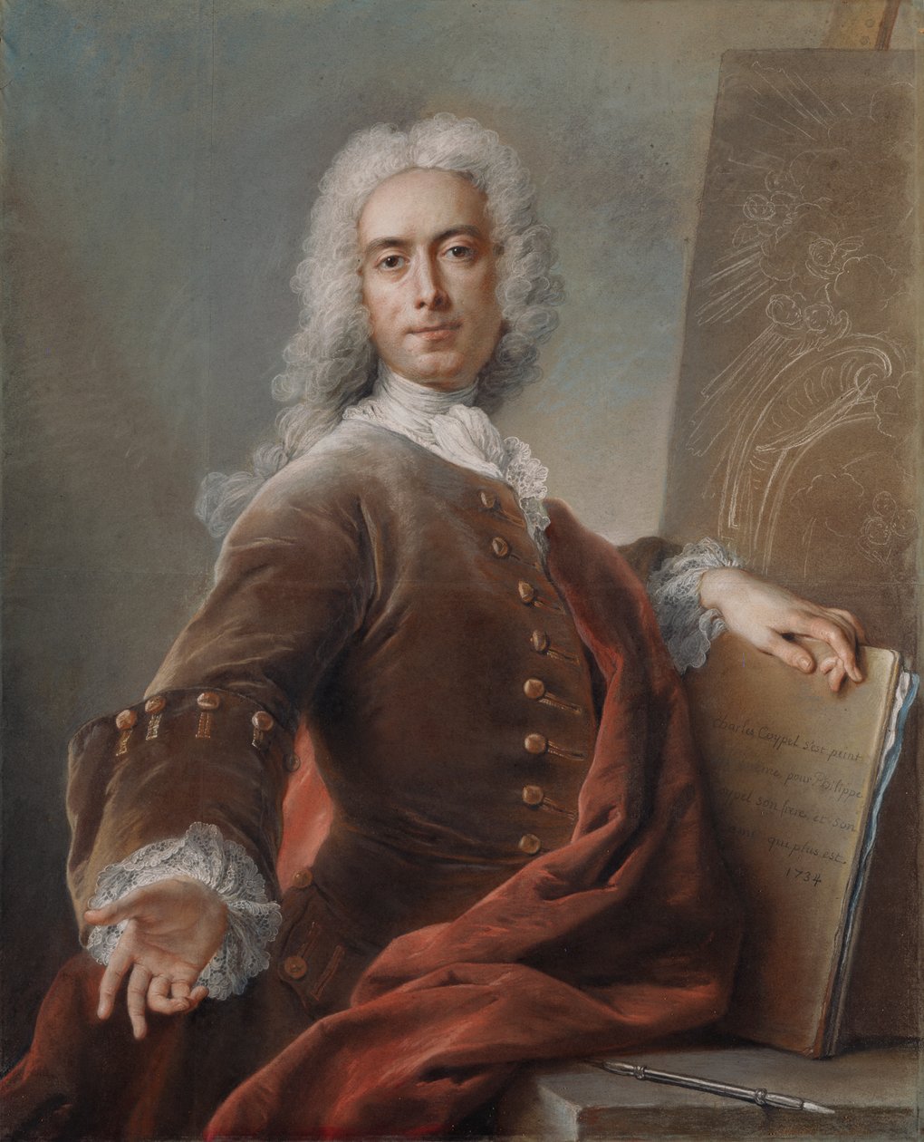 Selvportræt af Charles Antoine Coypel