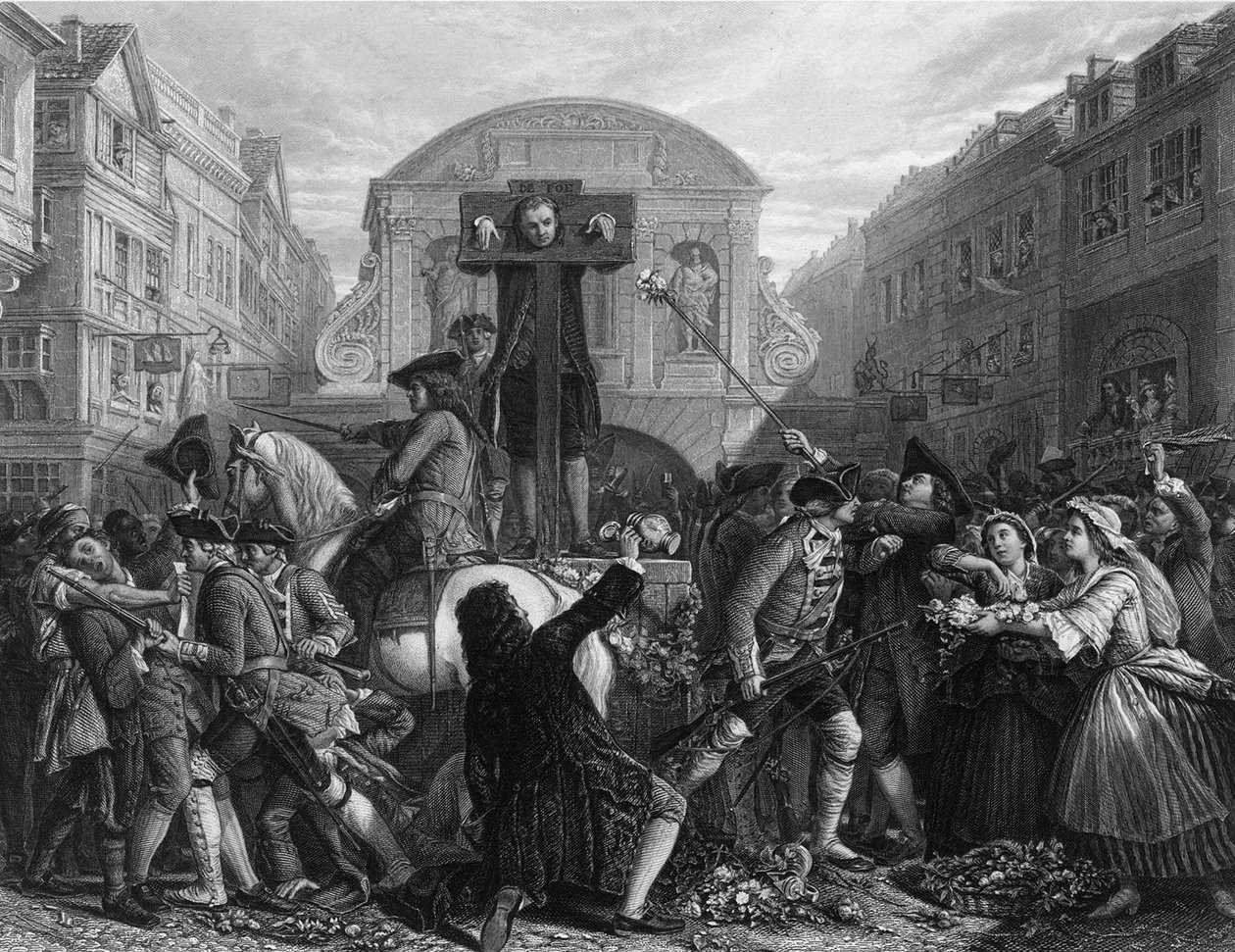 Daniel Defoe i søjlen af Charles Armytage
