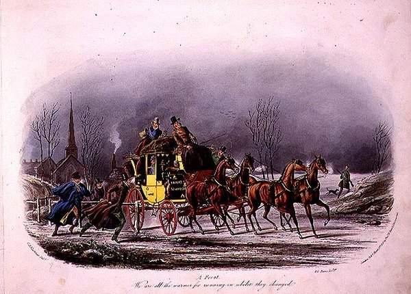 "A Frost", indgraveret af R.G. Reeve (fl.1811-37) pub. af Thomas McLean af Charles B. (after) Newhouse