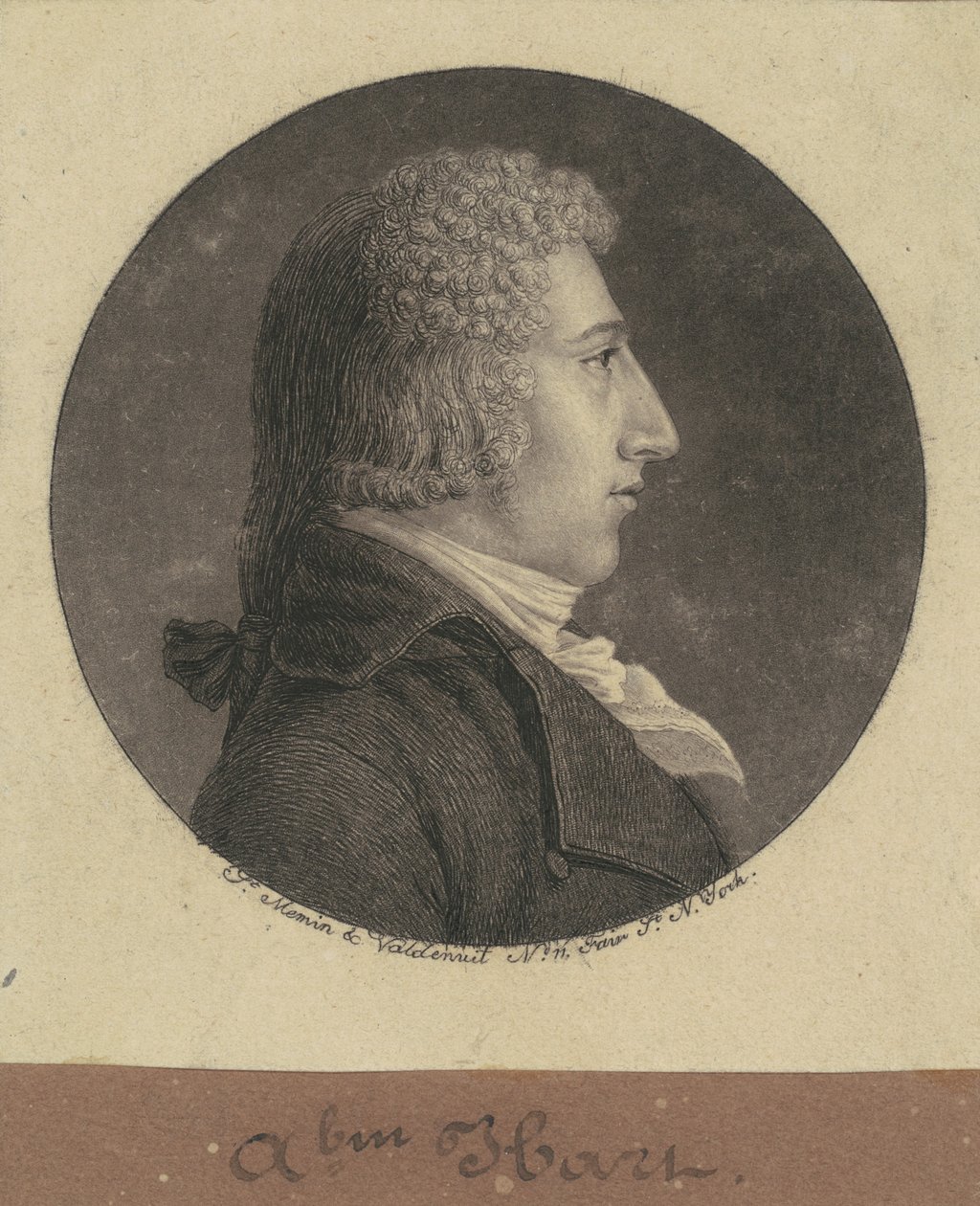 Abraham Hart af Charles B. J. Févret de Saint Mémin