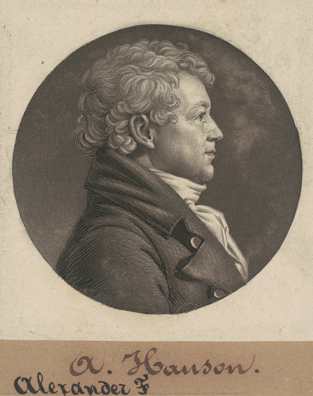 Alexander Contee Hanson af Charles B. J. Févret de Saint Mémin