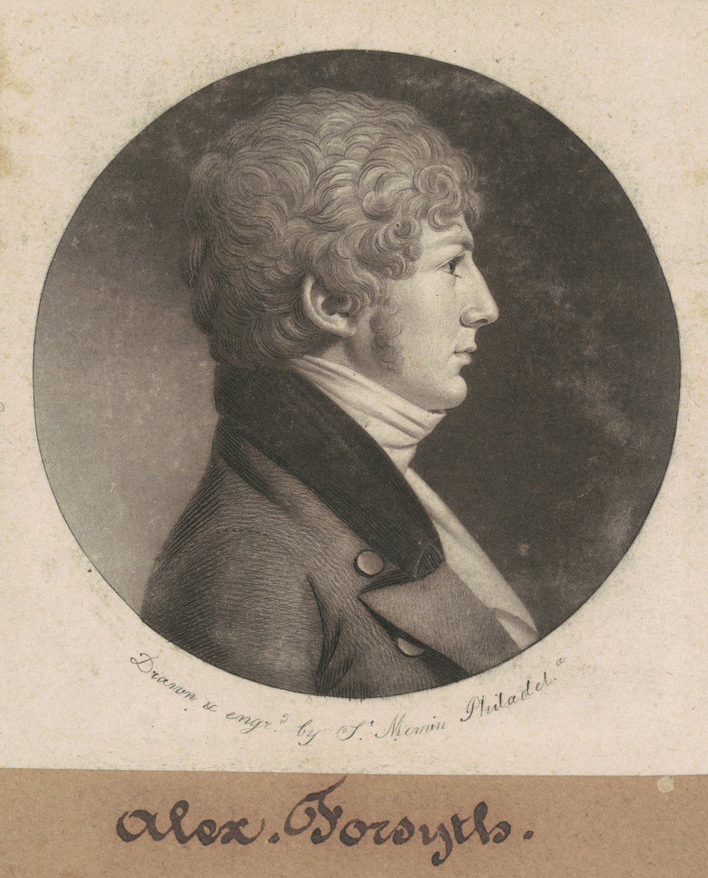 Alexander Forsyth af Charles B. J. Févret de Saint Mémin