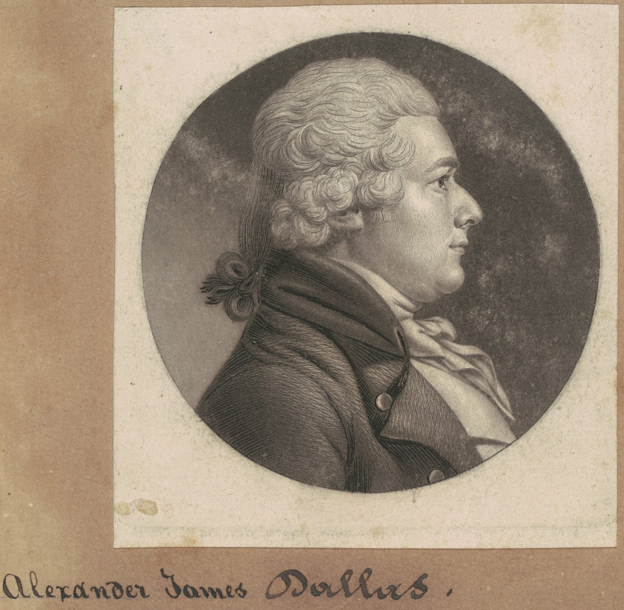Alexander James Dallas af Charles B. J. Févret de Saint Mémin