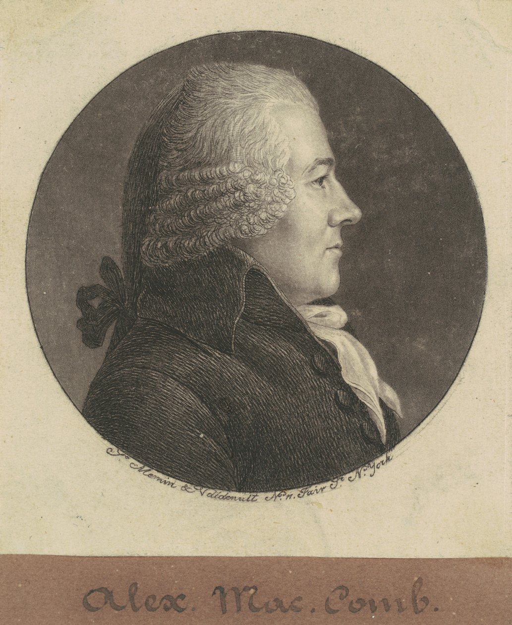 Alexander Macomb af Charles B. J. Févret de Saint Mémin