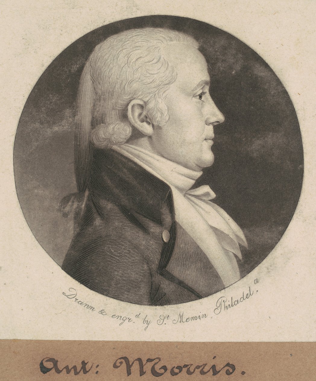 Anthony Morris af Charles B. J. Févret de Saint Mémin