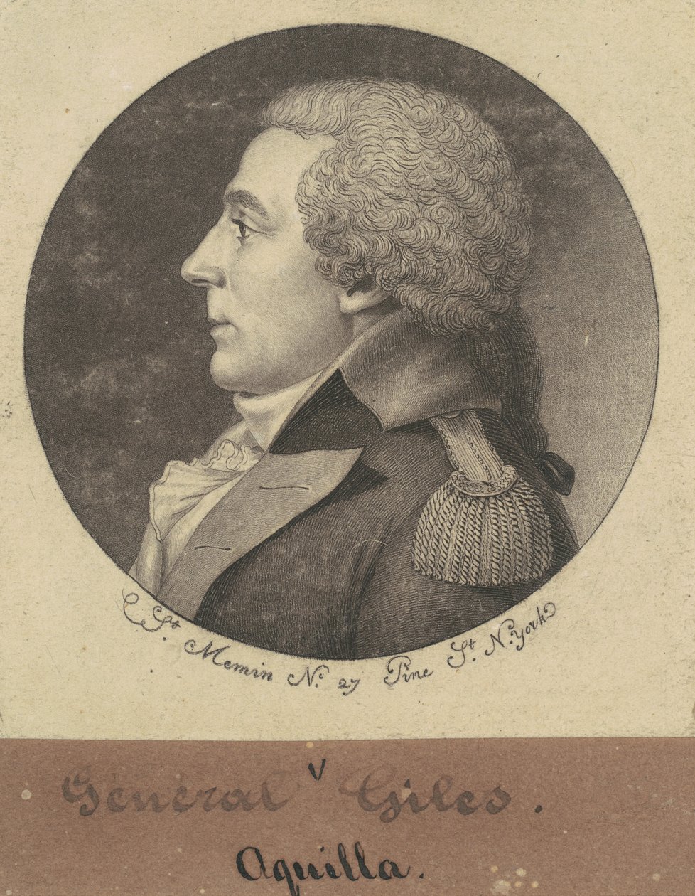 Aquila Giles af Charles B. J. Févret de Saint Mémin