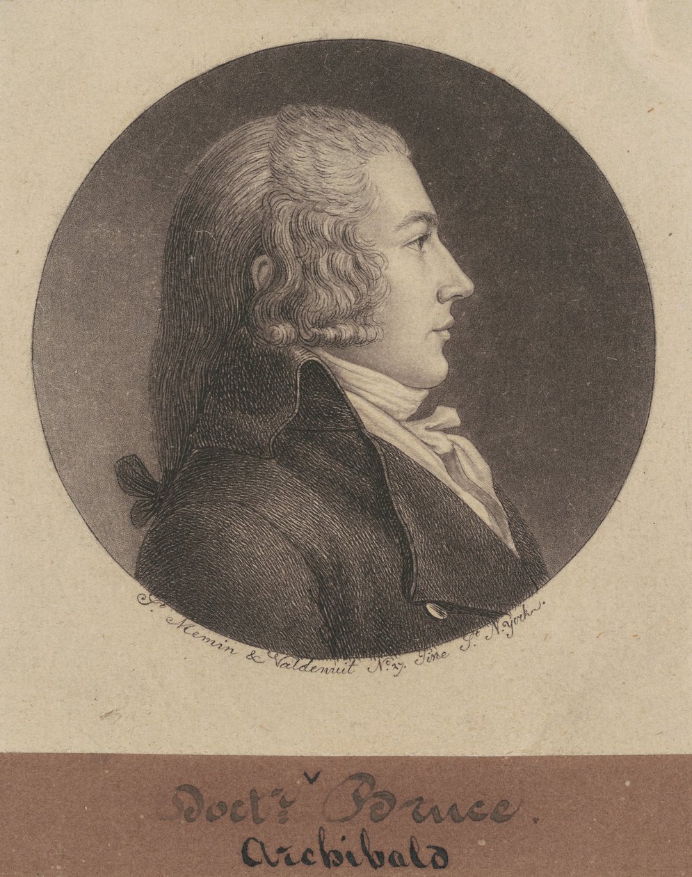 Archibald Bruce af Charles B. J. Févret de Saint Mémin