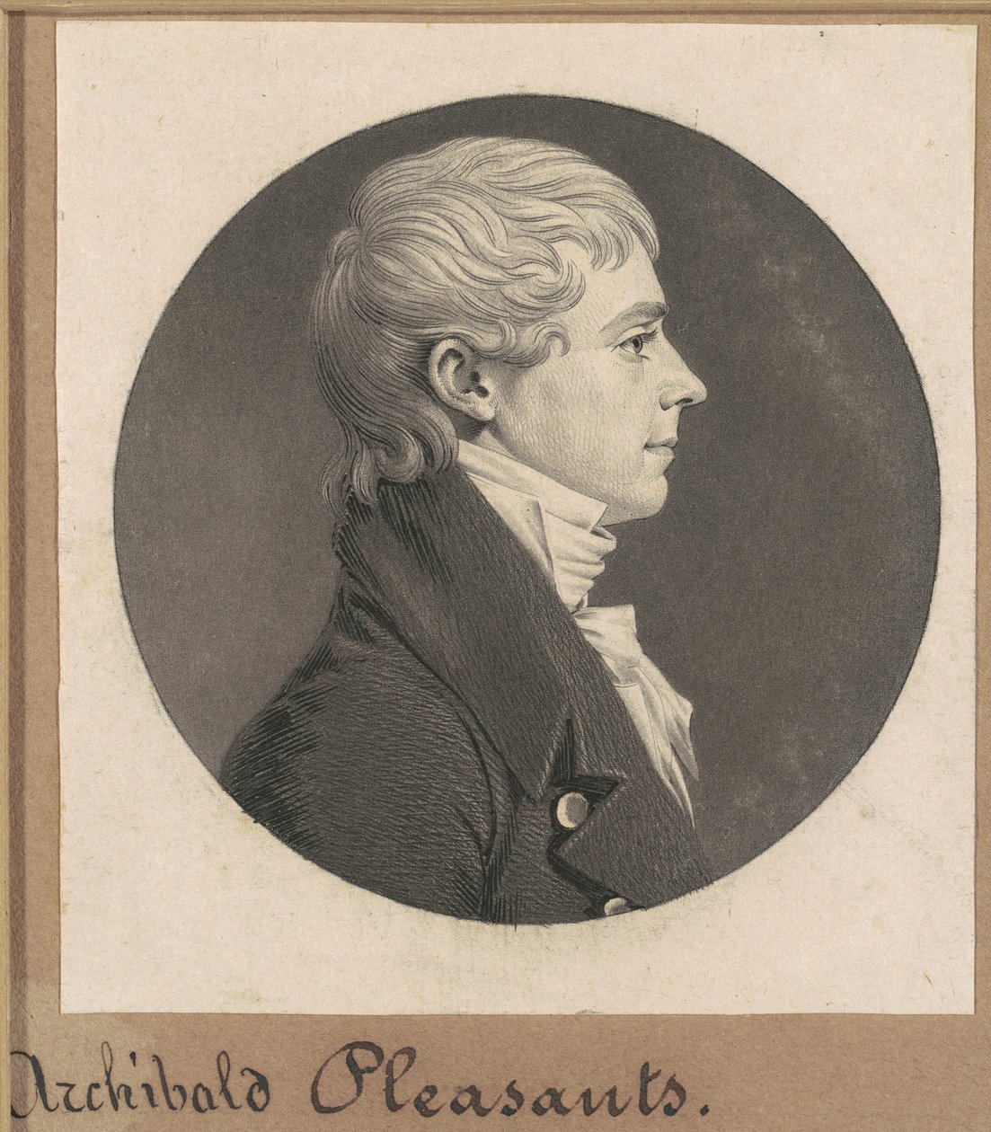 Archibald Pleasants, Jr. af Charles B. J. Févret de Saint Mémin