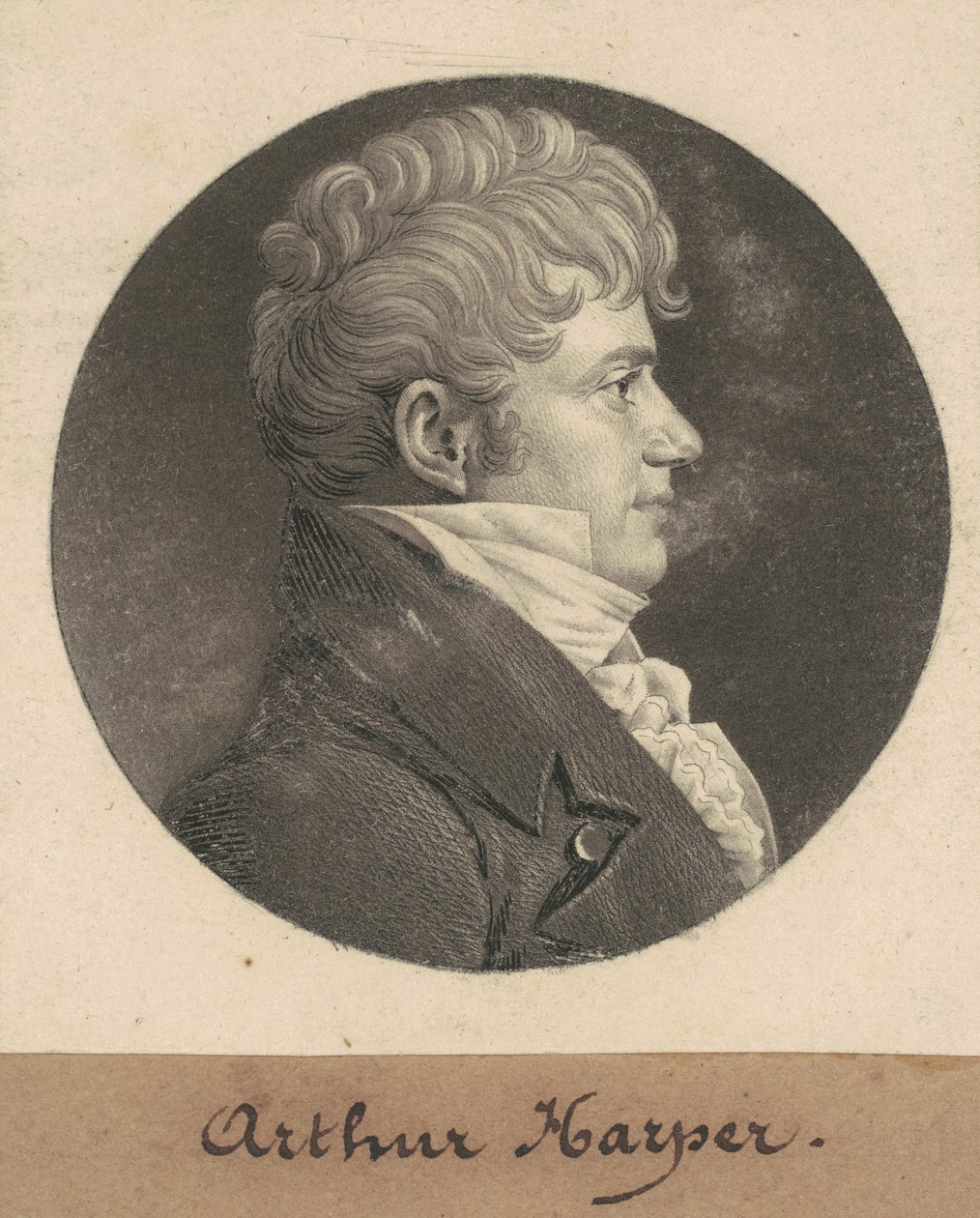 Arthur Harper af Charles B. J. Févret de Saint Mémin
